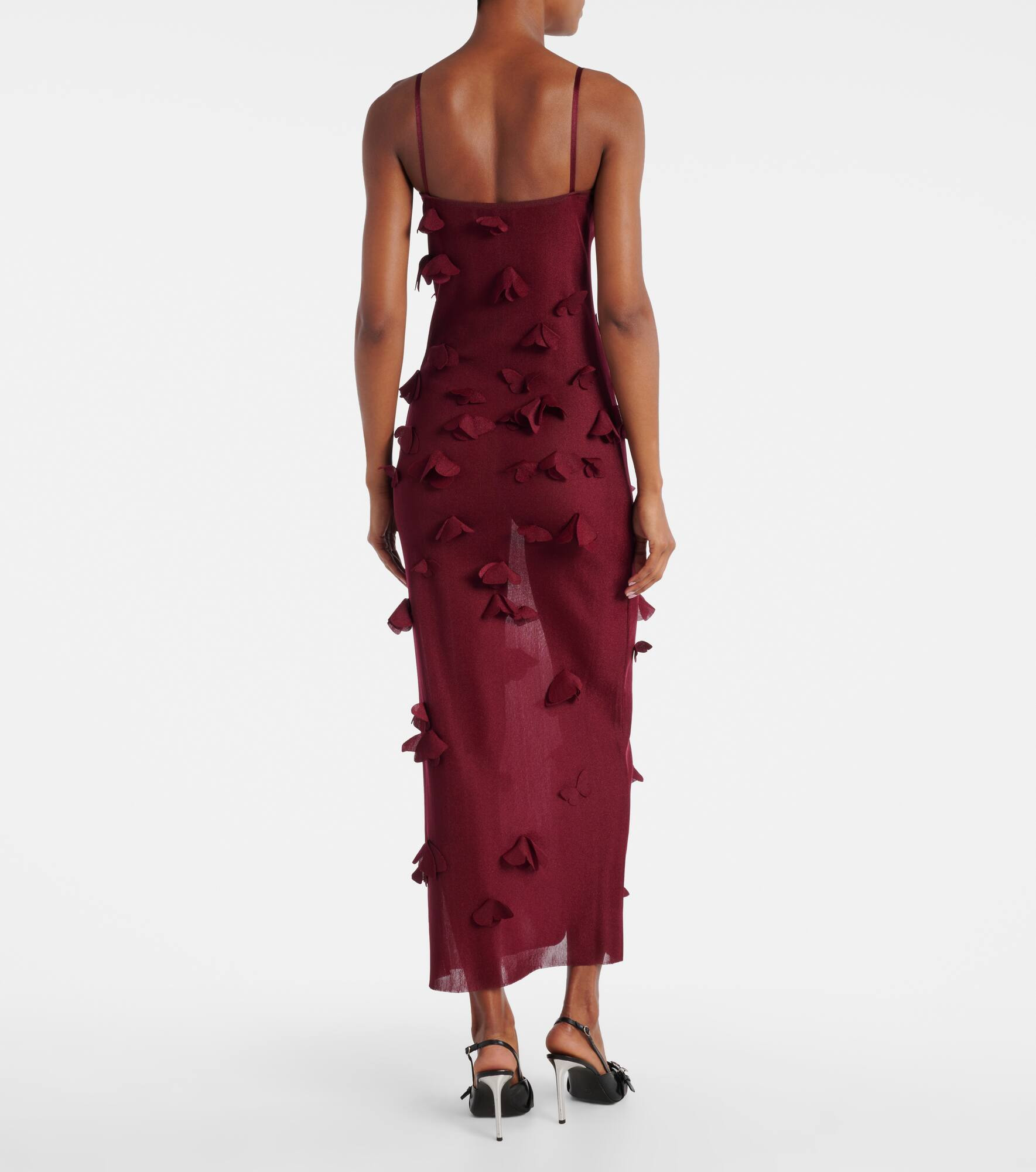 Butterflies Techno embroidered midi dress - 3