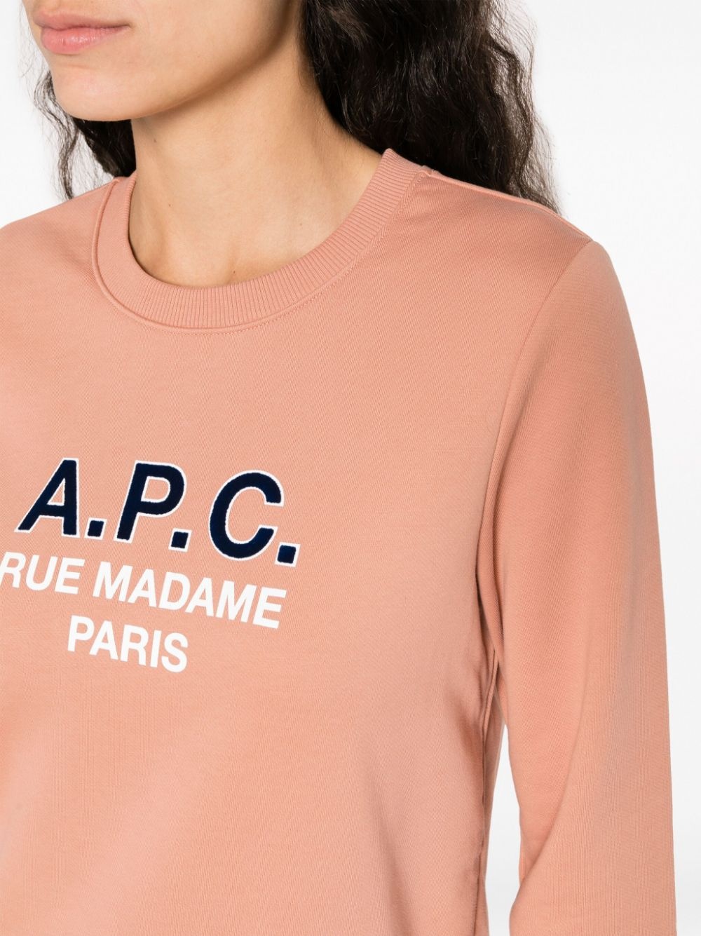 Madame logo-print cotton sweatshirt - 5