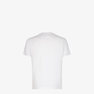 FENDI White cotton T-shirt outlook