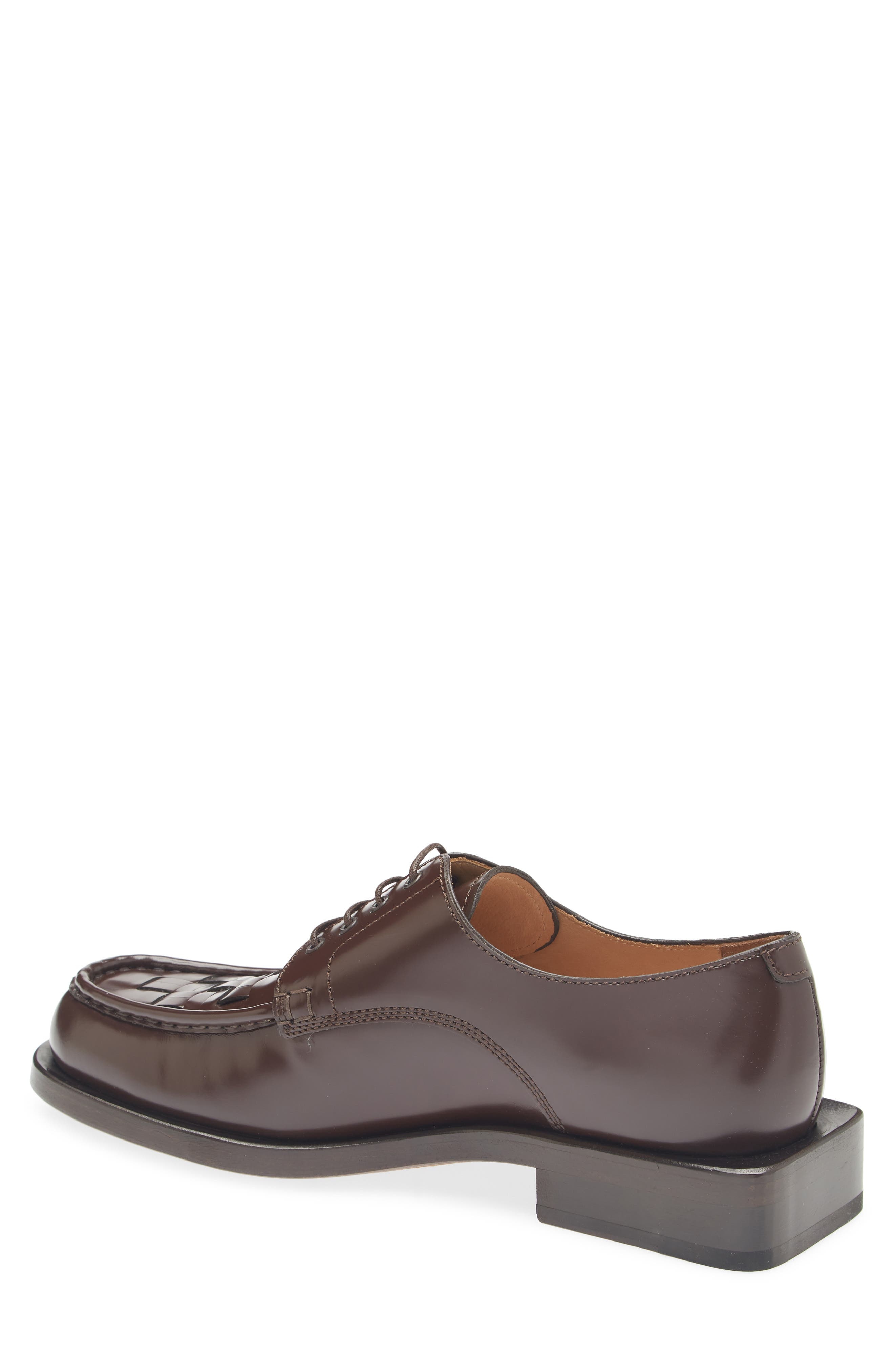 Jacquemus Les Derbies Tresses Woven Derby in Dark Brown 880 at Nordstrom - 2