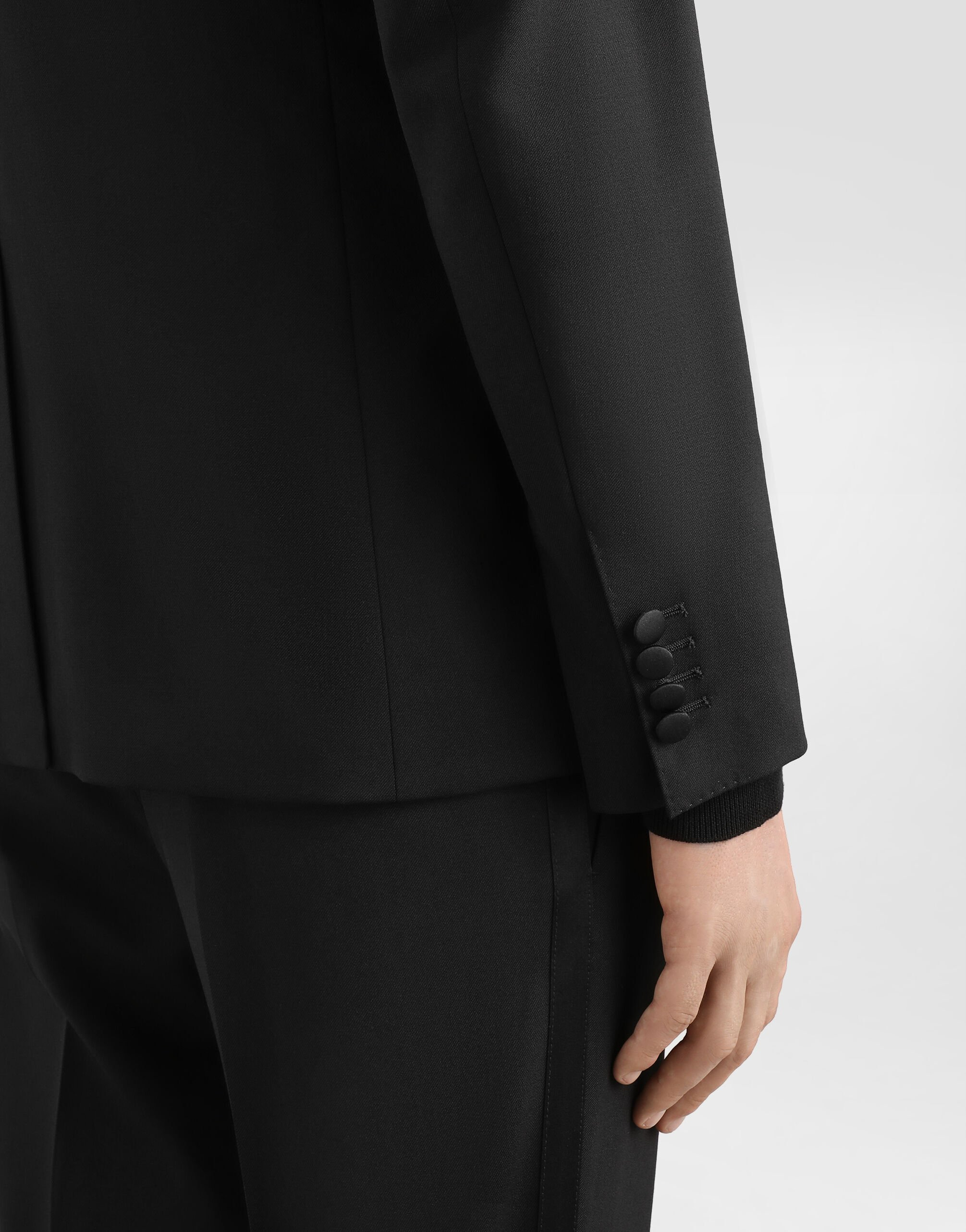 Three-piece Sicilia-fit suit in stretch wool - 8