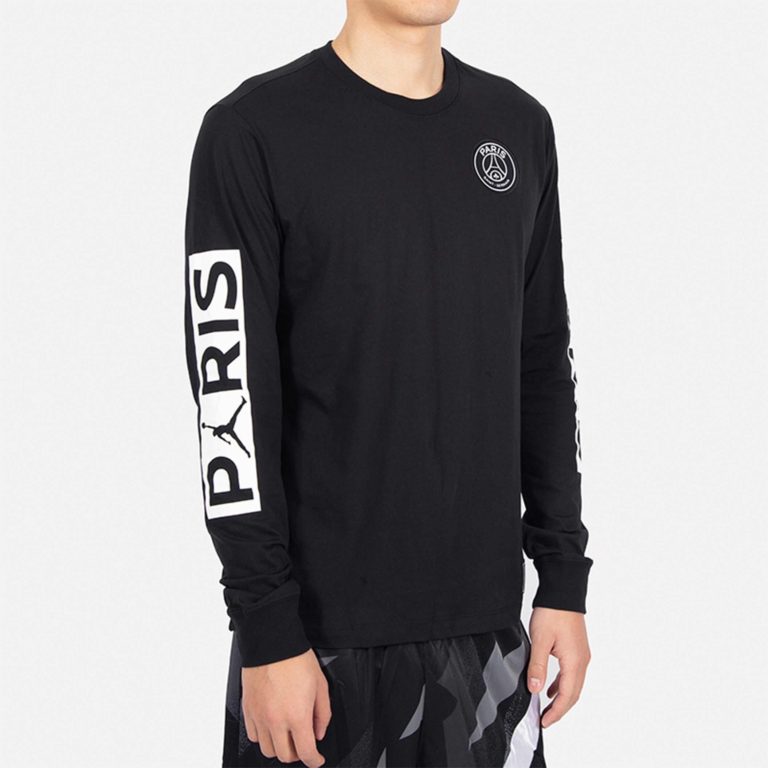 Air Jordan PSG Alphabet Printing Long Sleeves BQ8383-010 - 3