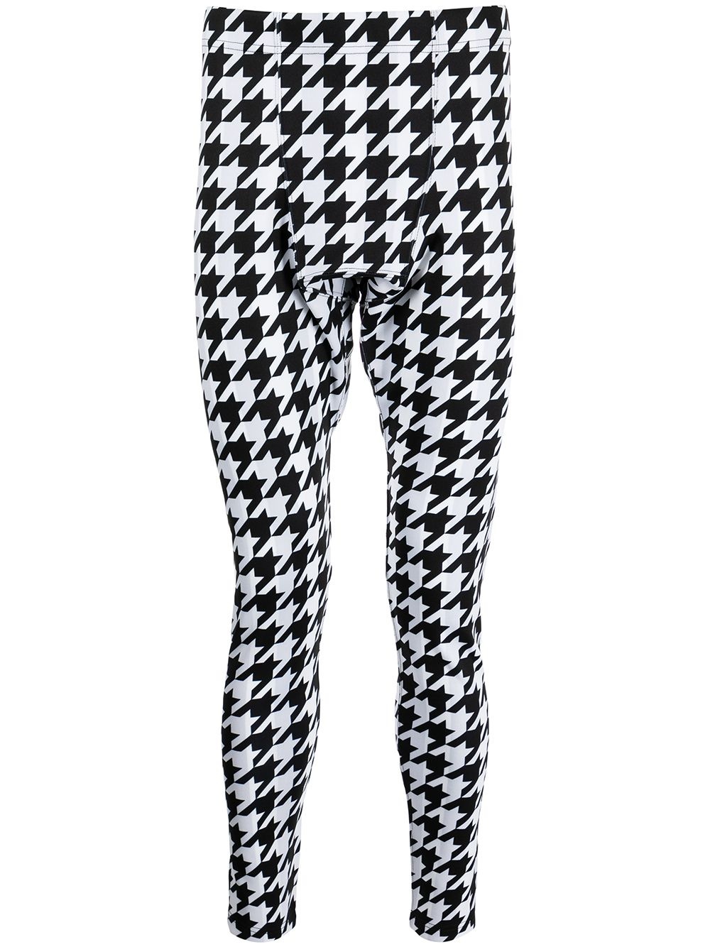 houndstooth-print leggings - 1