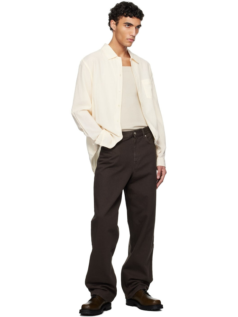 Séfr Brown Wide Cut Jeans outlook