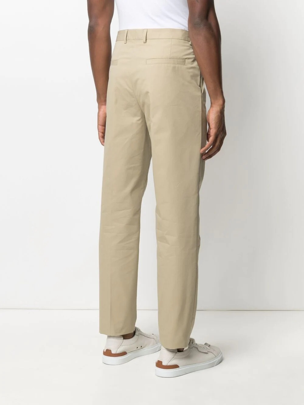 straight-leg tailored trousers - 4