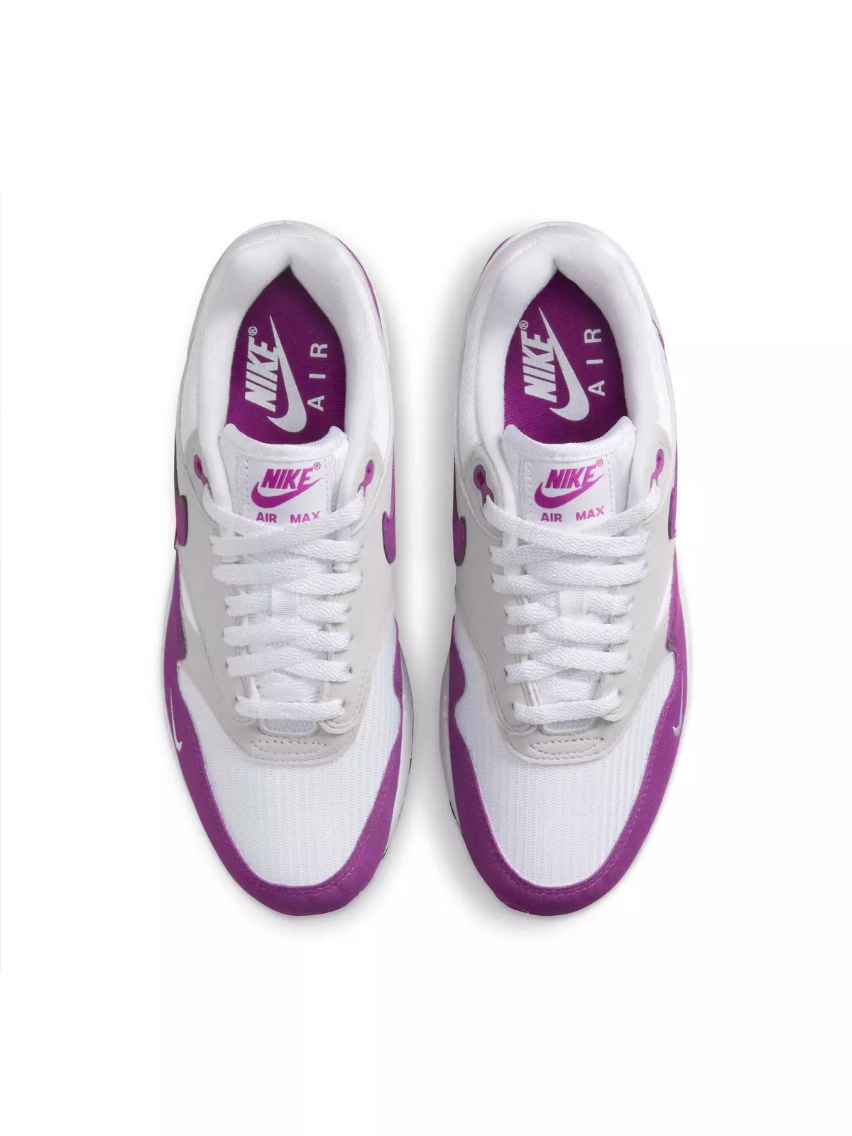 Air Max 1 '87 SWSH "White/Neutral Grey/Black/Bold Berry" Women's Shoe - 4