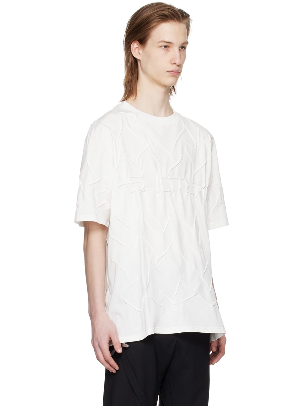White Quadratic T-Shirt - 2