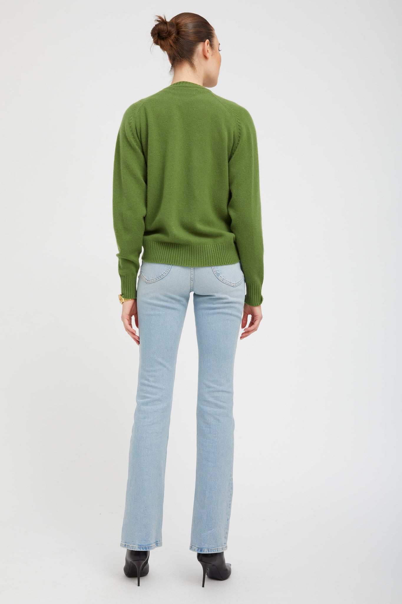 ARTICHOKE CASHMERE BOYFRIEND SWEATER - 4