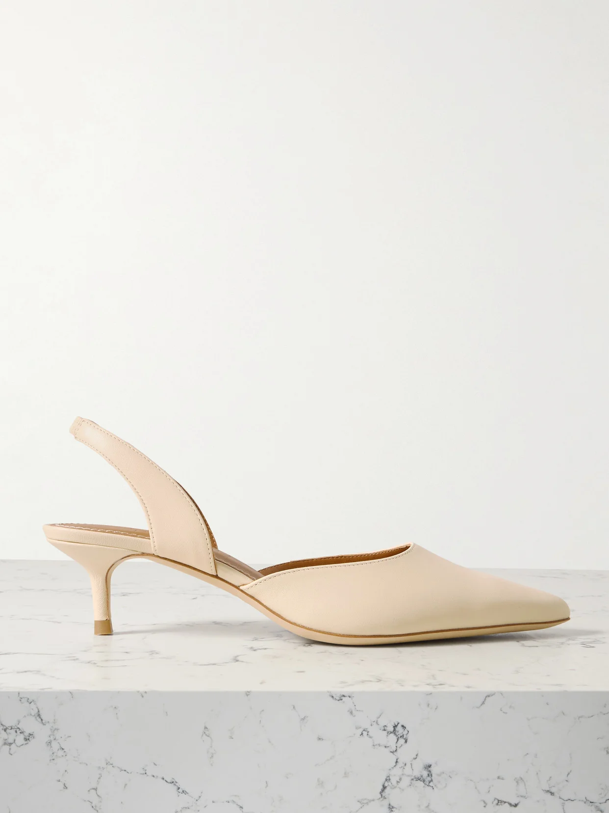 Sebastian Leather Slingback Pumps - 1