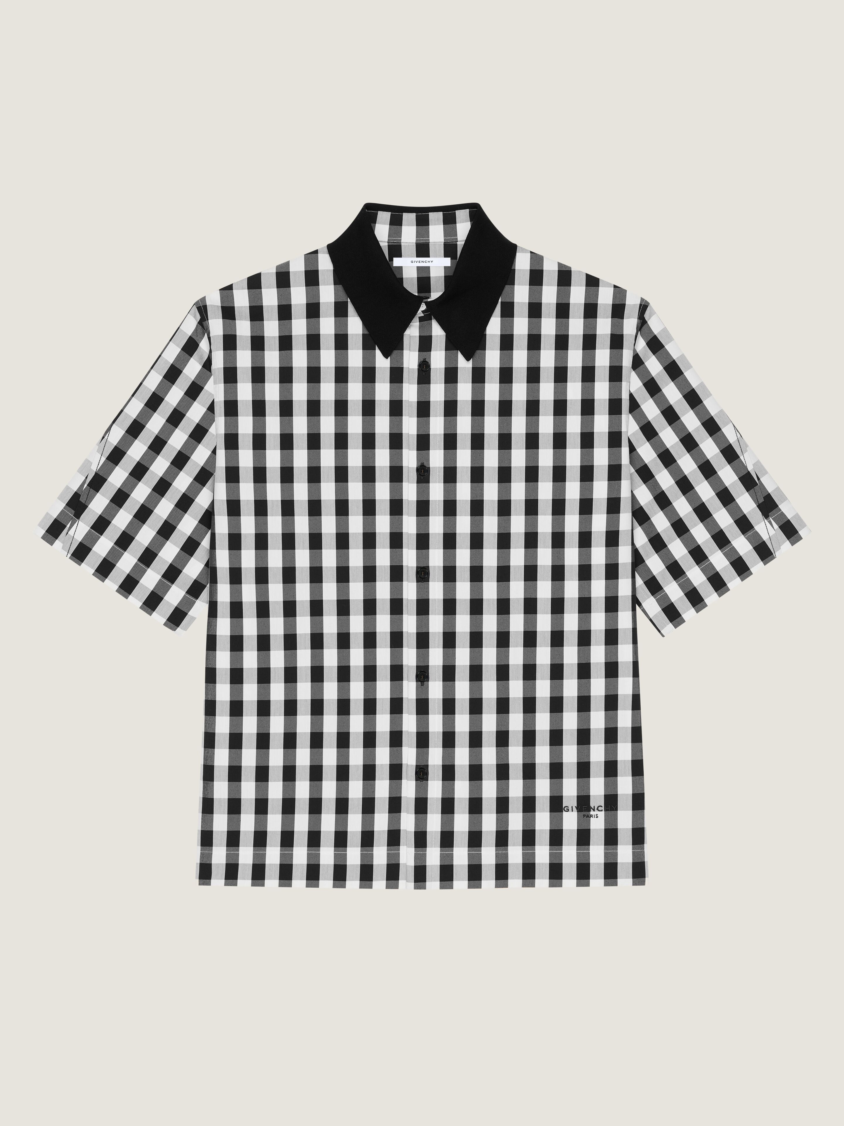 COUTURE SEAM GINGHAM SHIRT IN COTTON - 1