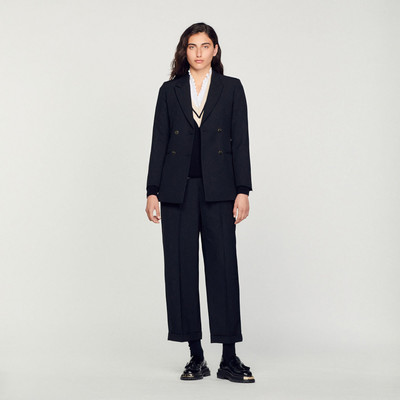 Sandro DOUBLE-BREASTED BLAZER outlook