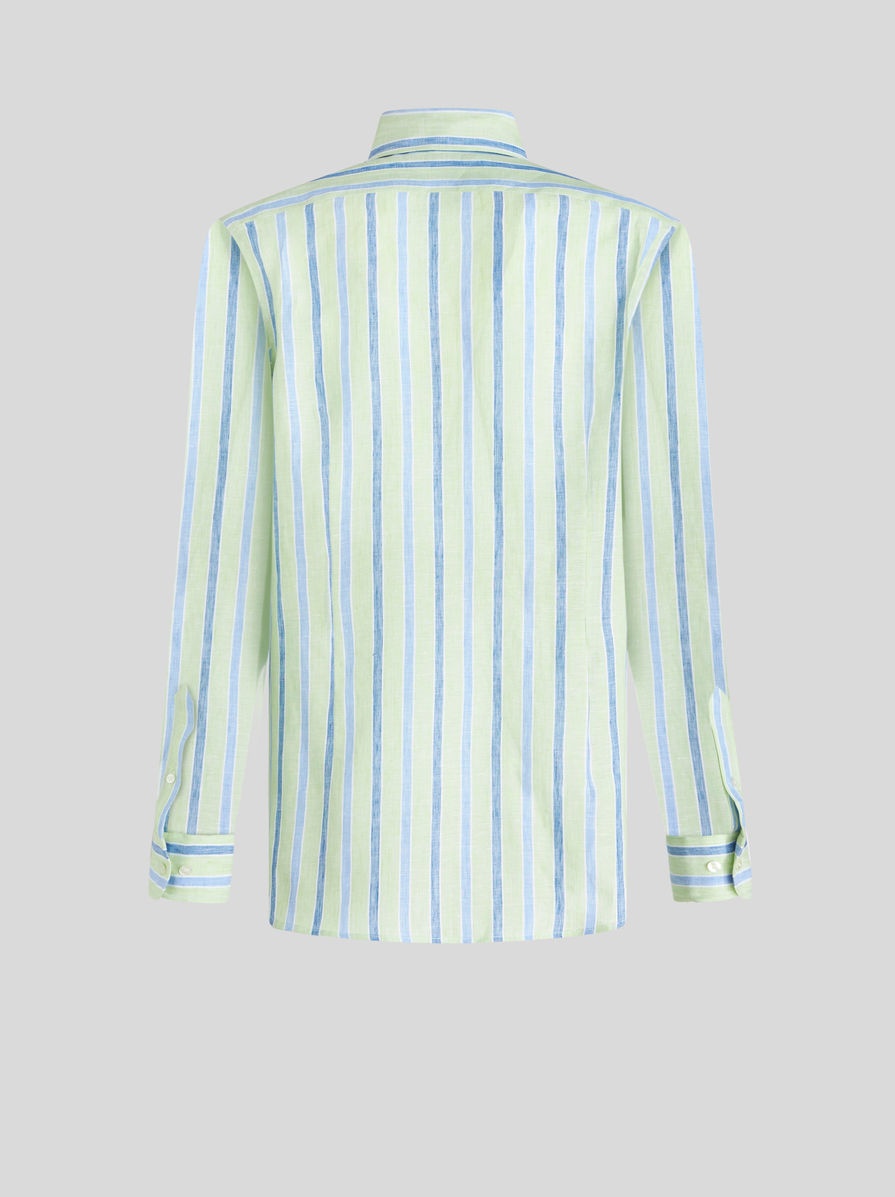 STRIPED SHIRT WITH LOGO - 5