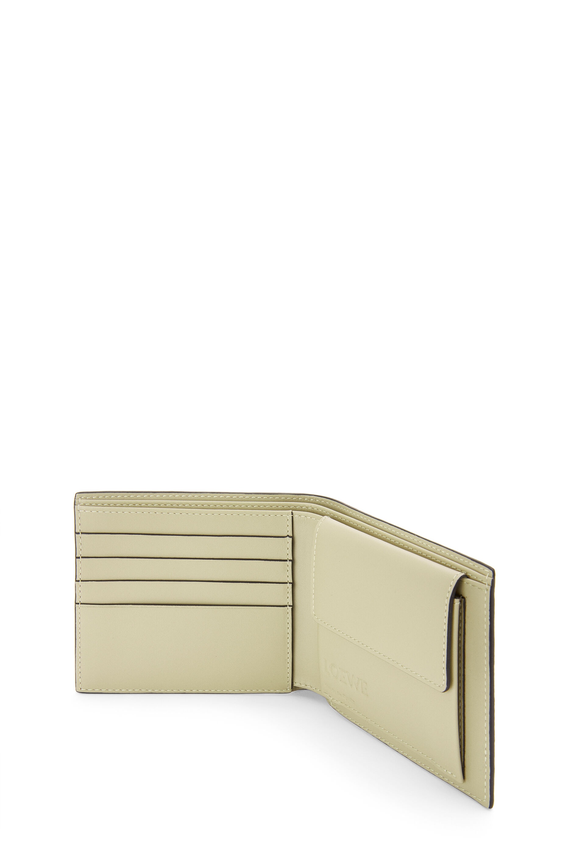 Bifold coin wallet in soft grained calfskin - 3