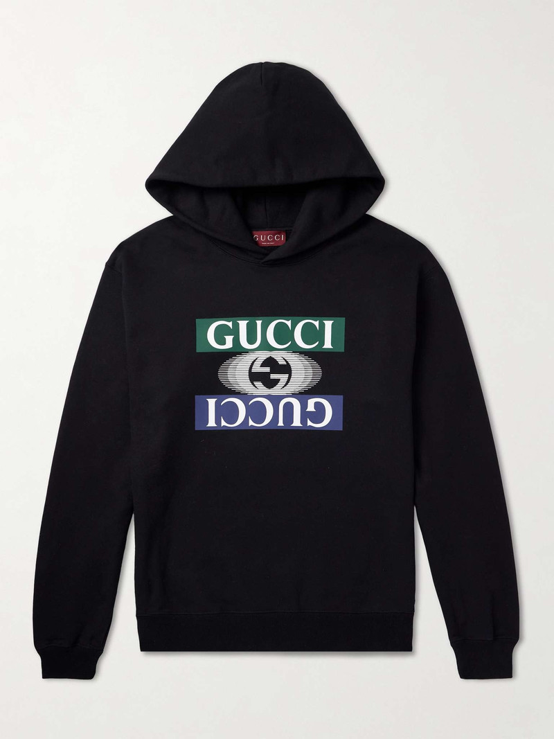 Logo-Print Cotton-Jersey Sweatshirt - 1