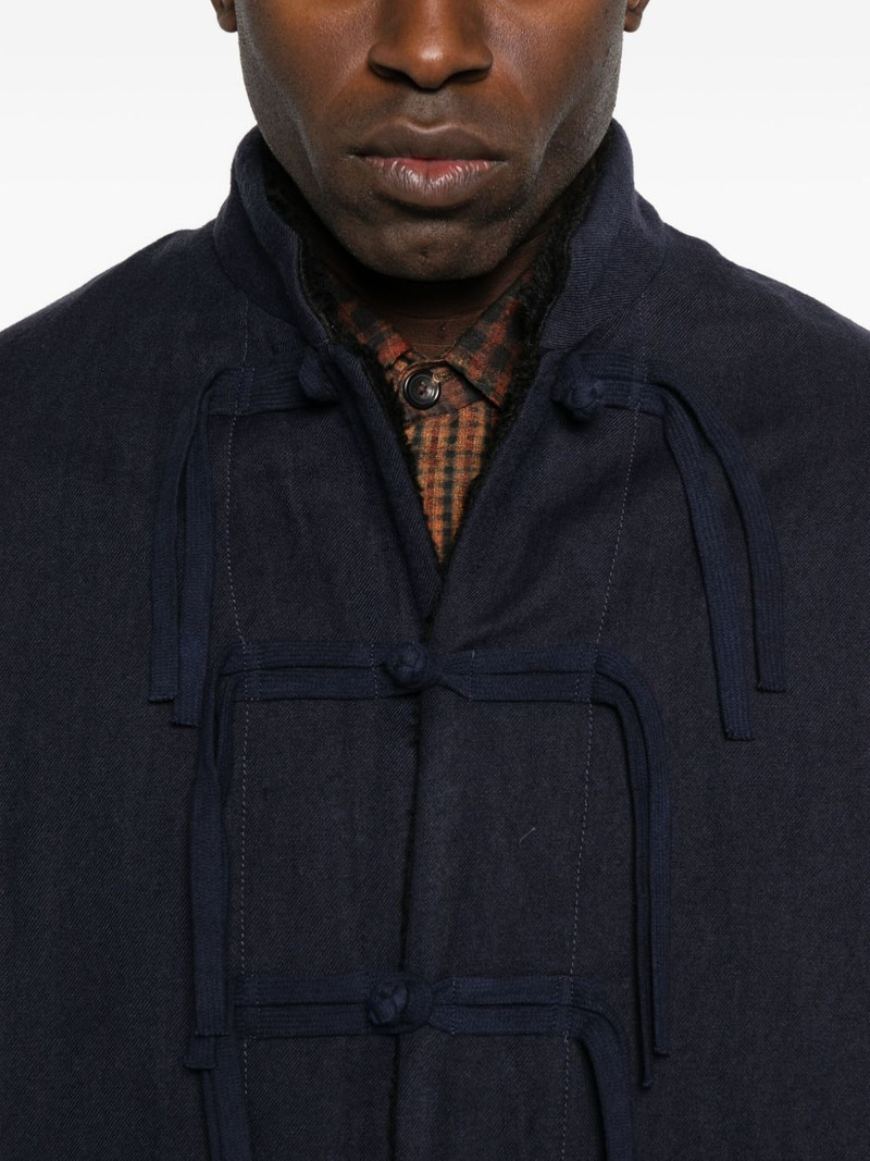 knotted-front jacket 5