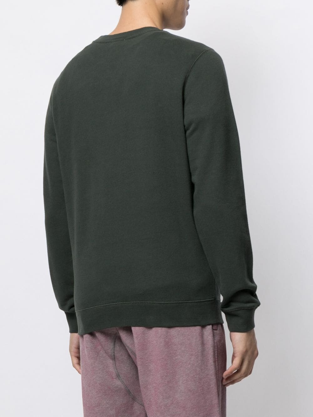 loopback crew-neck sweatshirt - 4