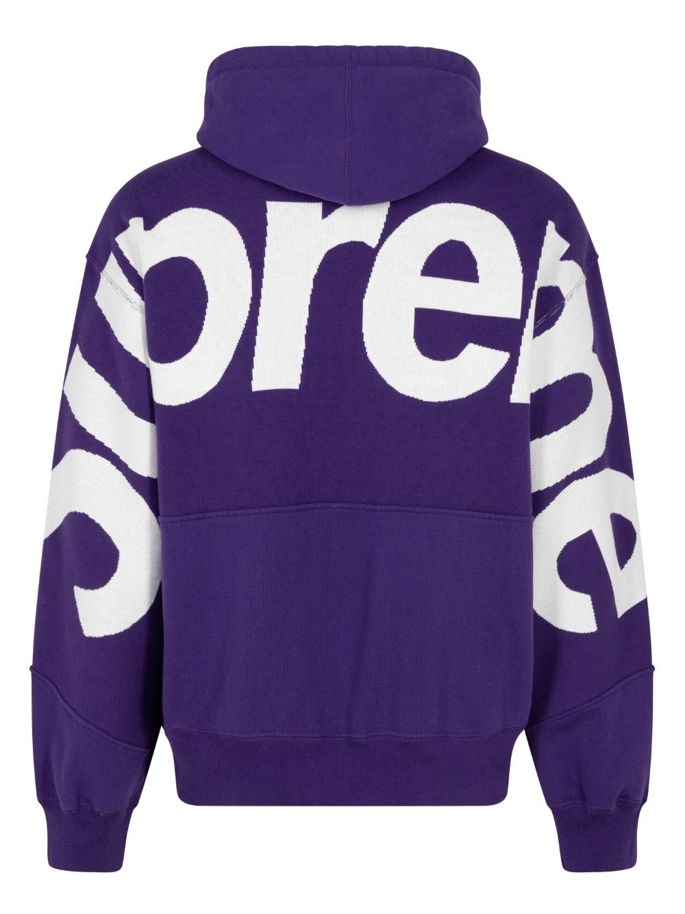 Supreme Big Logo-jacquard hoodie | REVERSIBLE