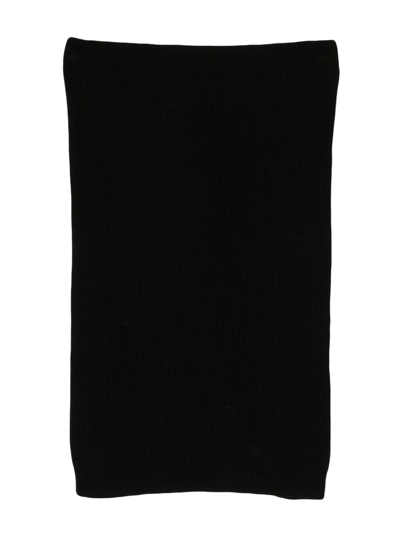 ribbed-knit cashmere scarf 1