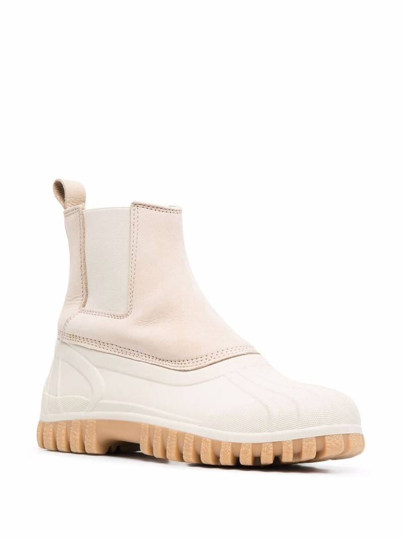 Diemme leather-panel chunky boots outlook