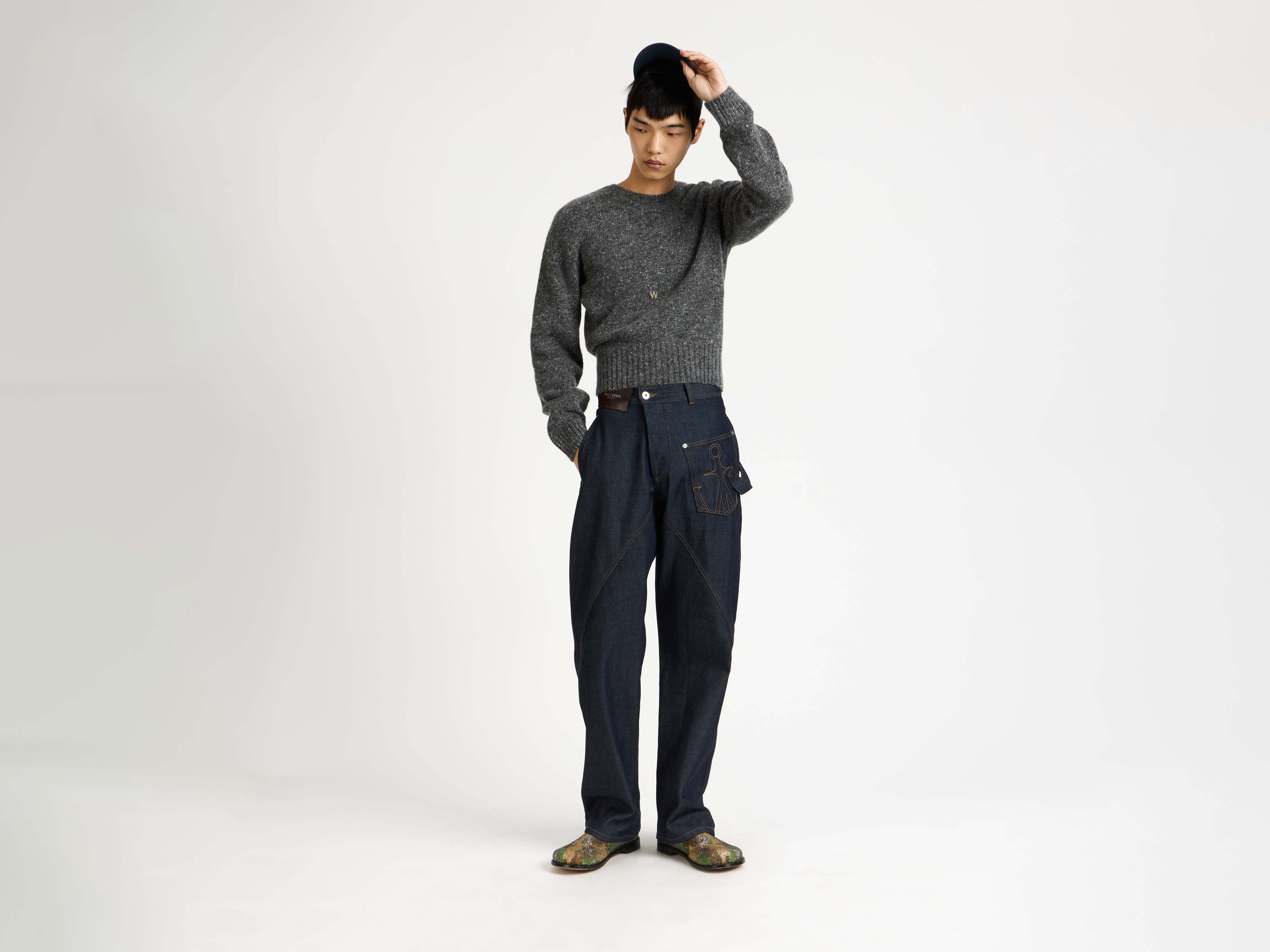 TWISTED WORKWEAR DENIM JEANS IN INDIGO - 2