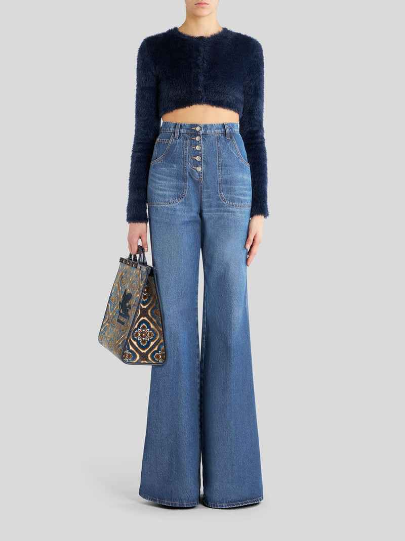 Etro FLARED JEANS WITH EMBROIDERY outlook