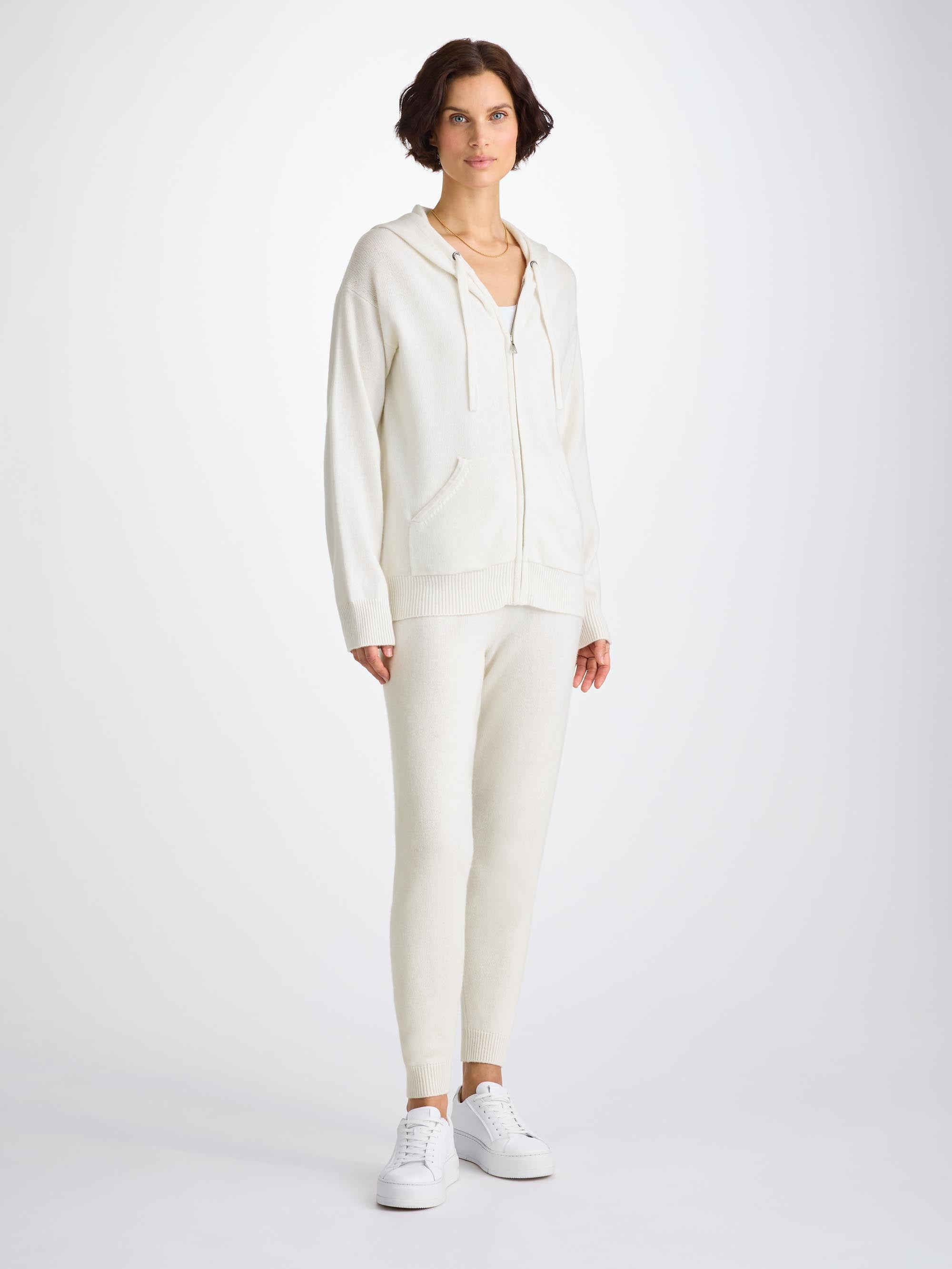 Women's Hoodie Daphne Cashmere White - 3