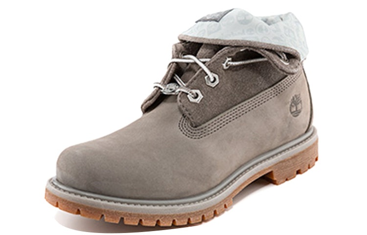 (WMNS) Timberland Roll Top Boots Basic 'Medium Grey with Light Grey' A44S3W - 2