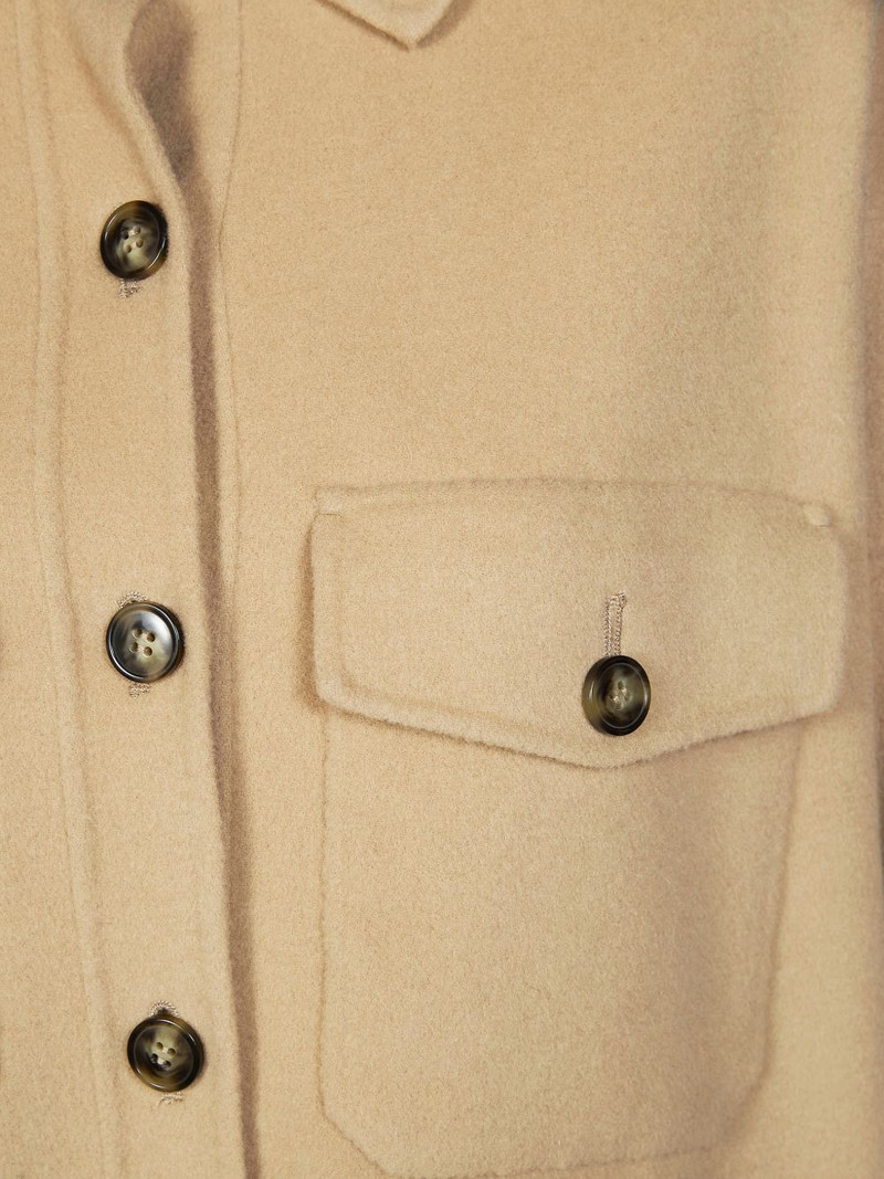 buttoned flap-pocket coat 3