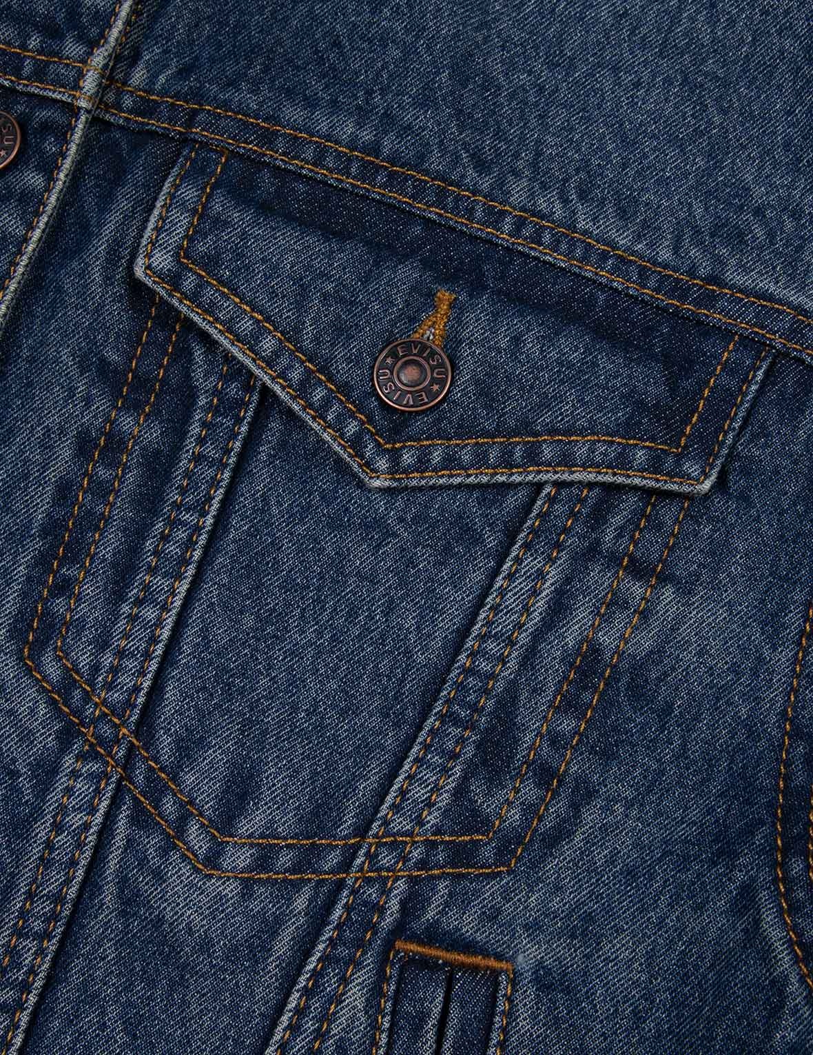 ROSES DAICOCK WITH STUDS LOGO LOOSE FIT DENIM JACKET - 4