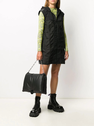 Diesel hooded mini dress outlook