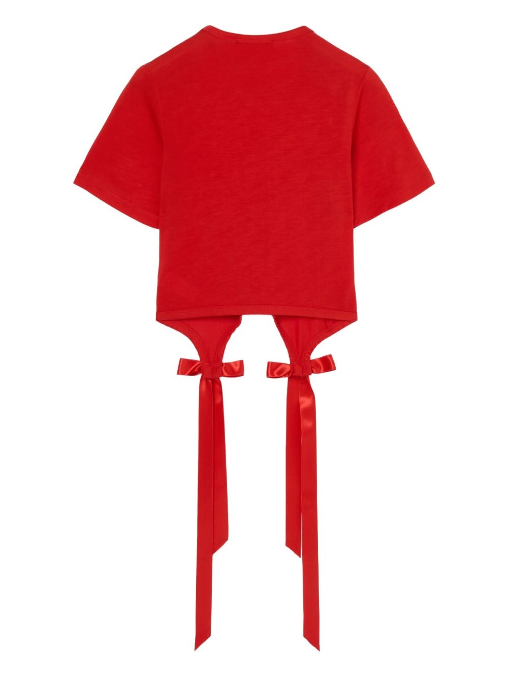 Easy bow-detail short-sleeve T-shirt - 2