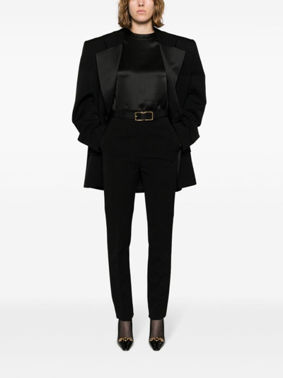 SAINT LAURENT straight-leg wool trousers outlook