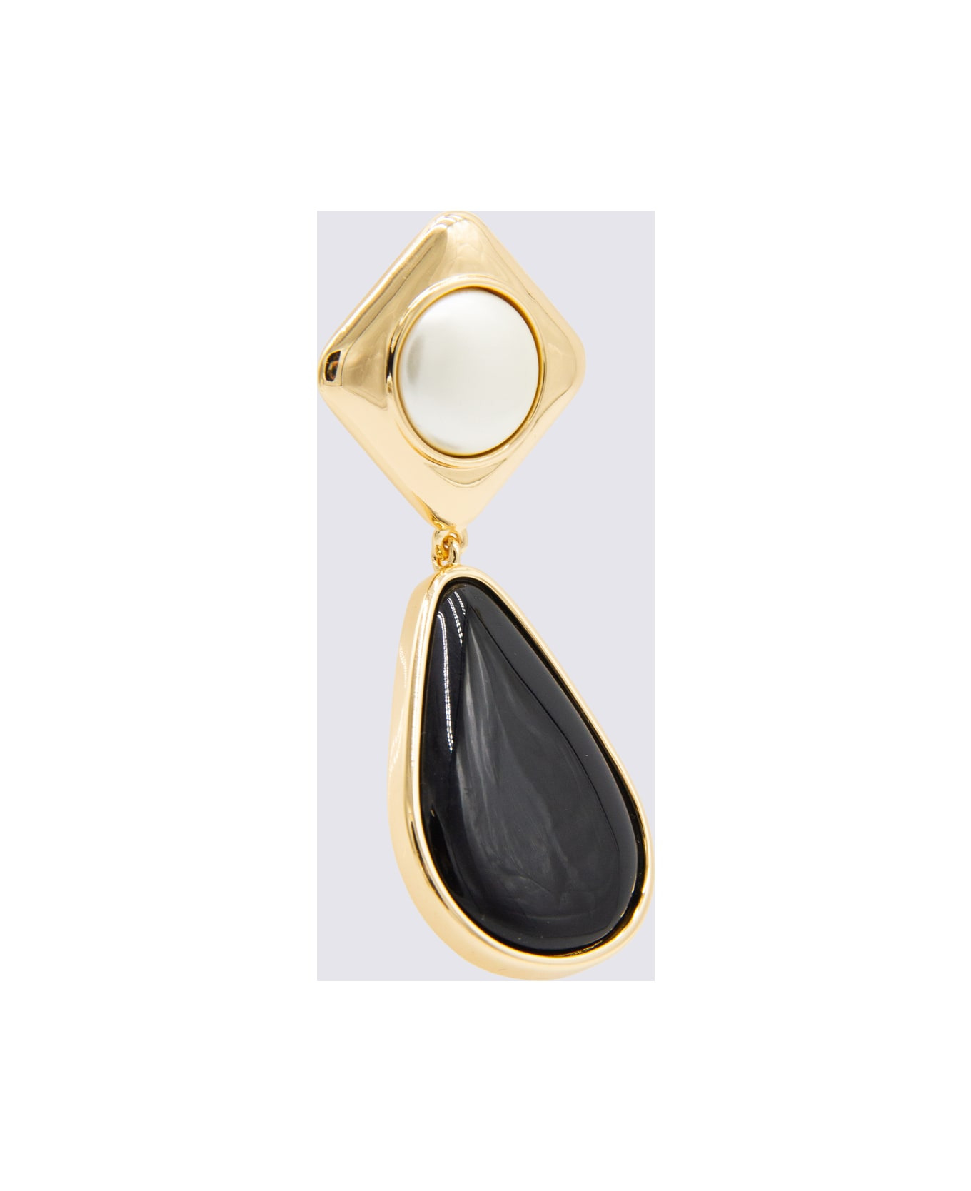 Gold Metal Earrings - 2