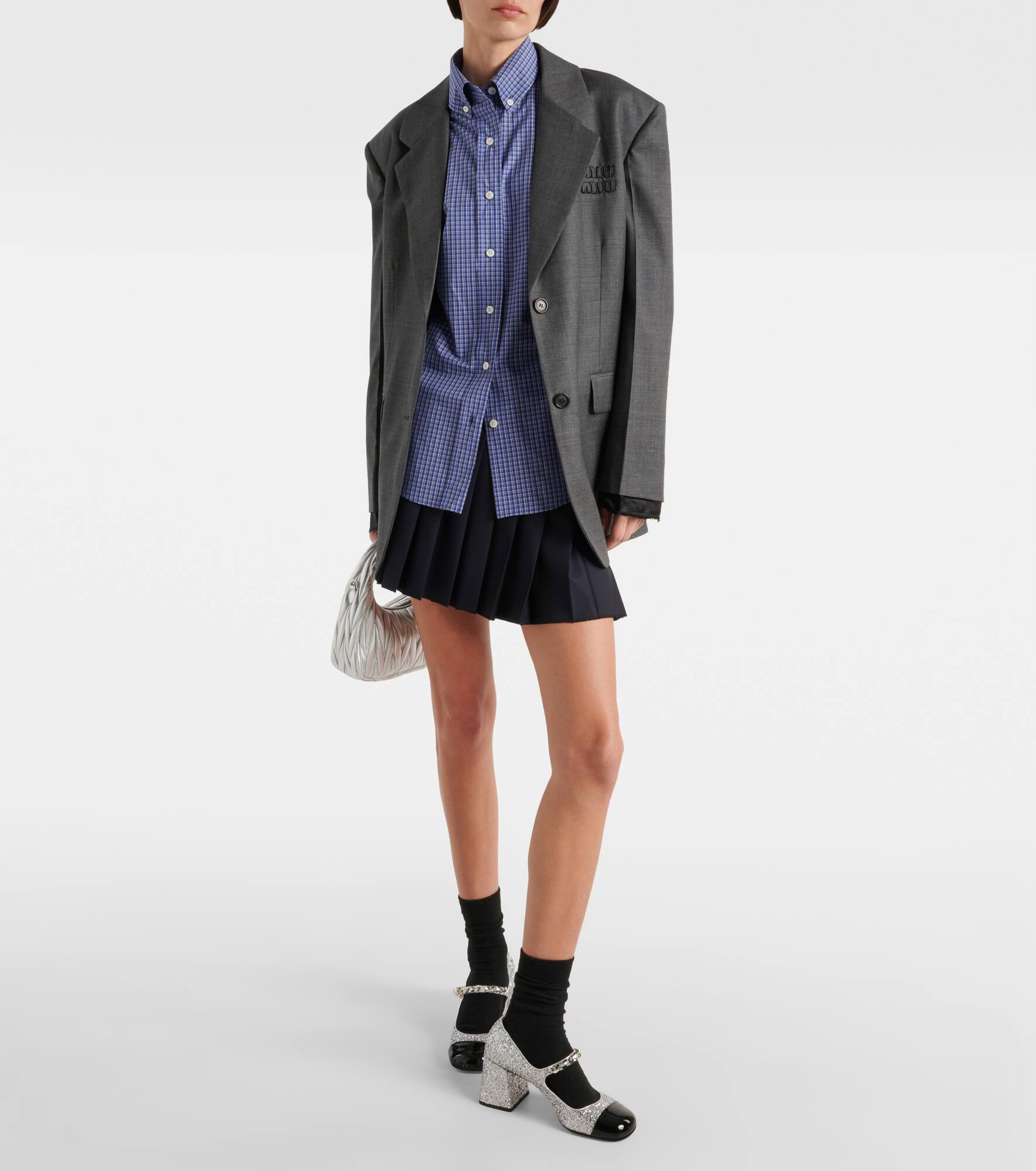 Logo cotton poplin shirt - 2