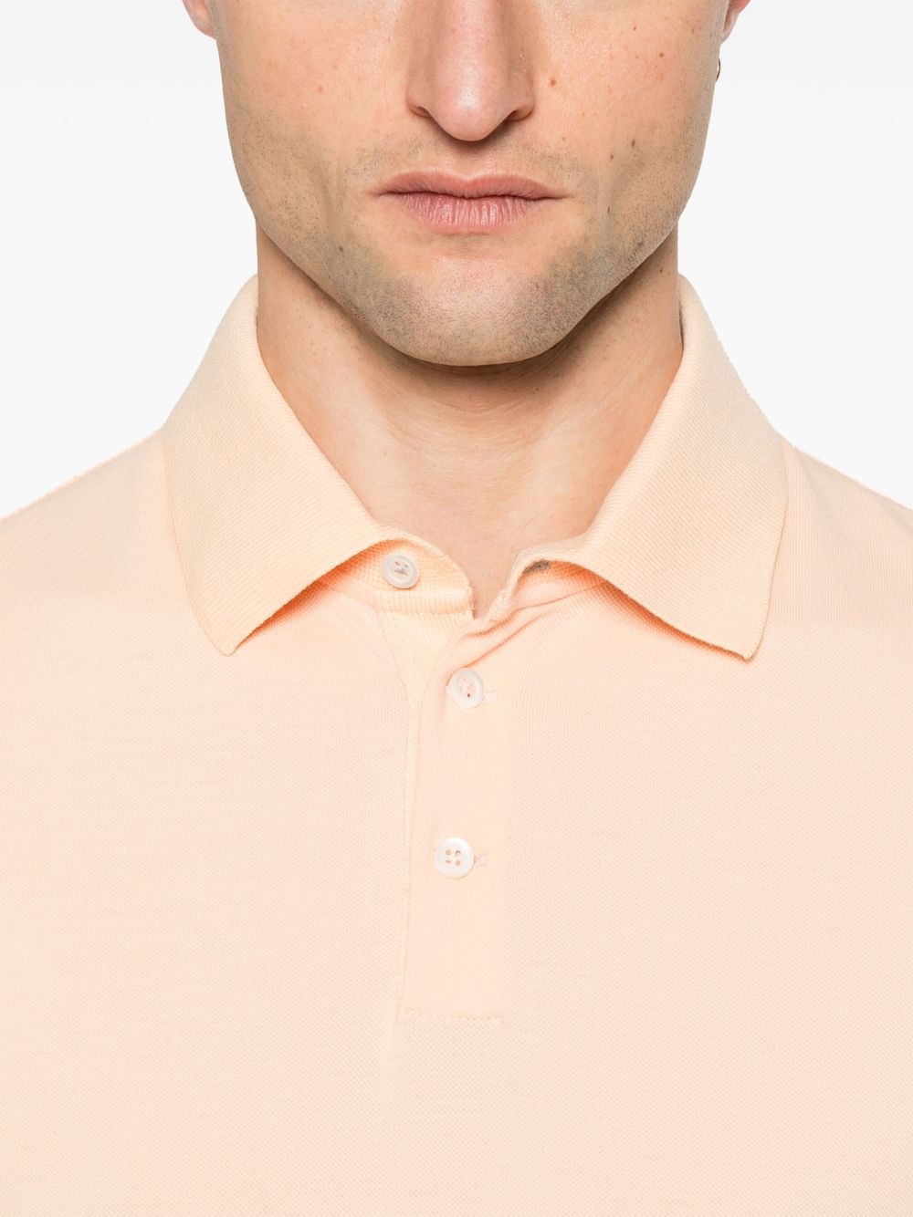 piqué-weave polo shirt - 4