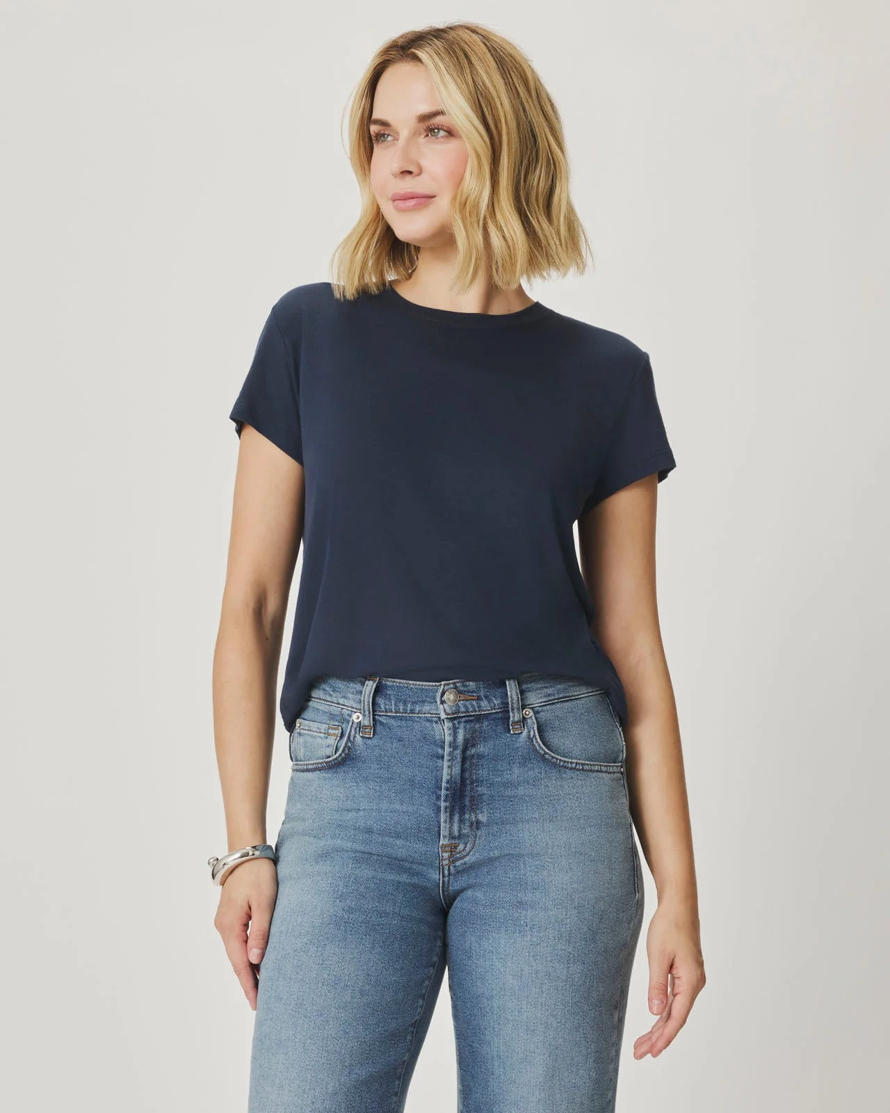 The Lila Climate Beneficial™ Verified Cotton Crew-Neck Tee - 1