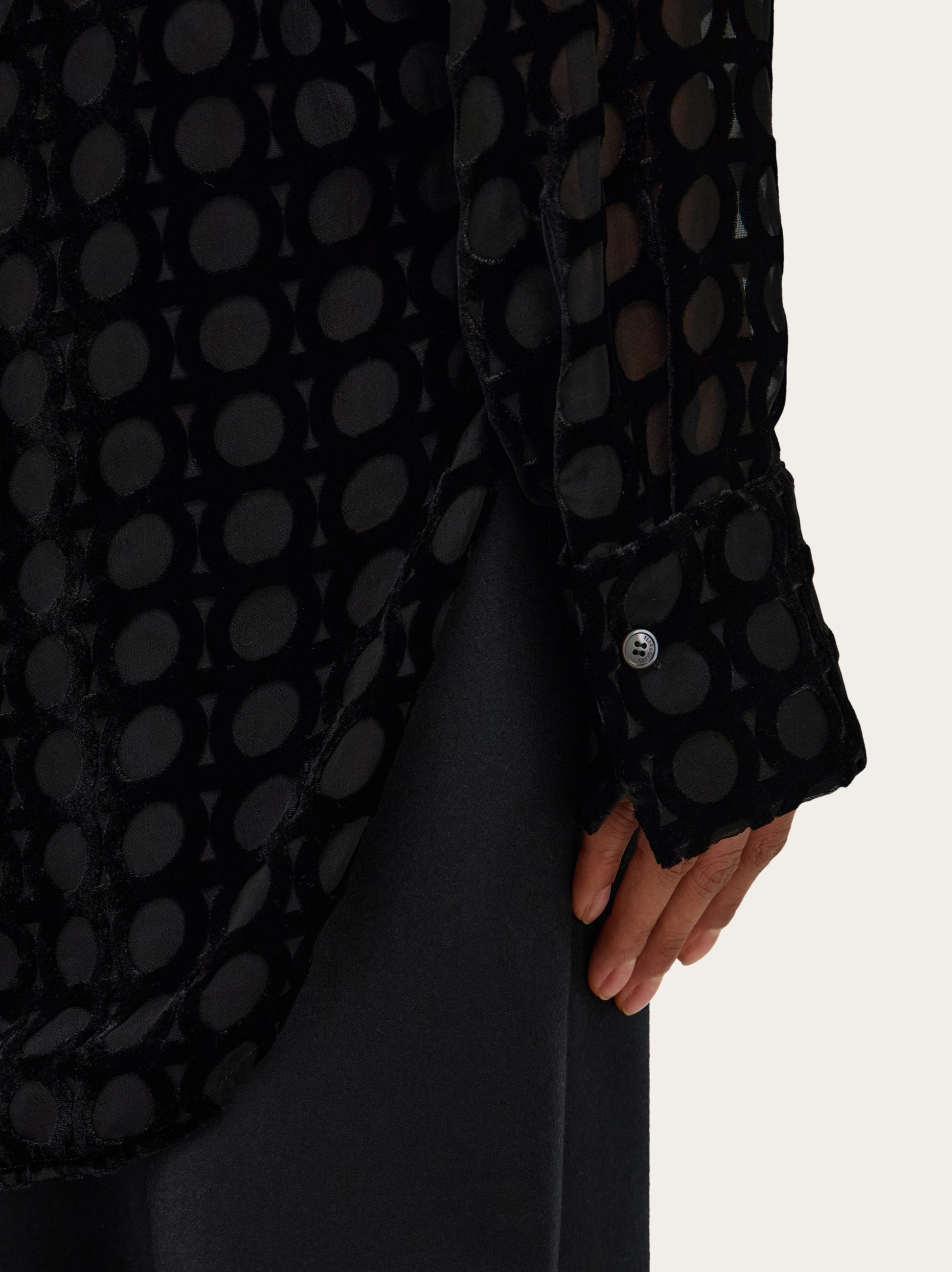 Devoré velvet shirt - 6