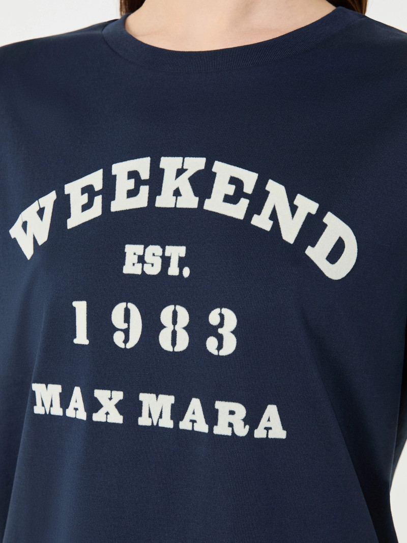 TENUE Cotton T-shirt with graphic print - NAVY 6