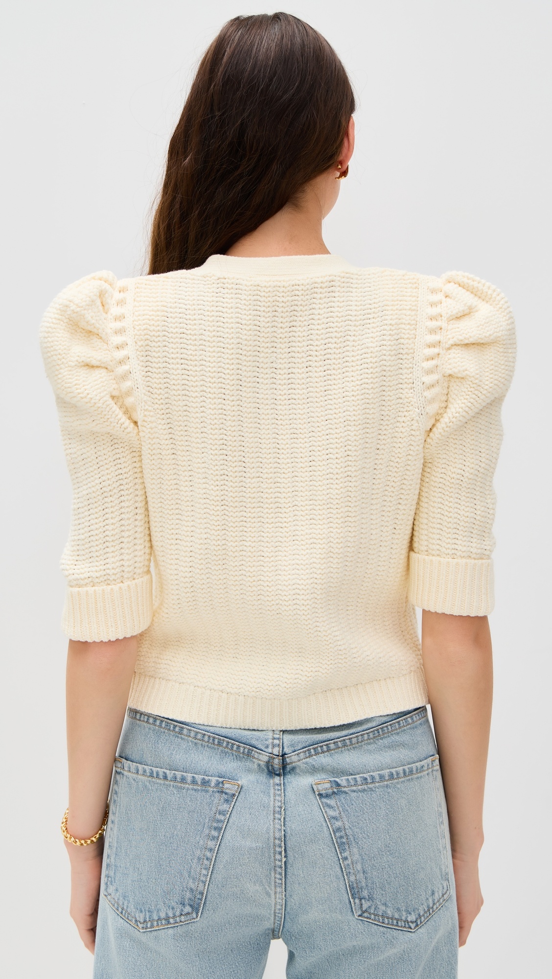 Delilah Crop Textured Cardigan - 2