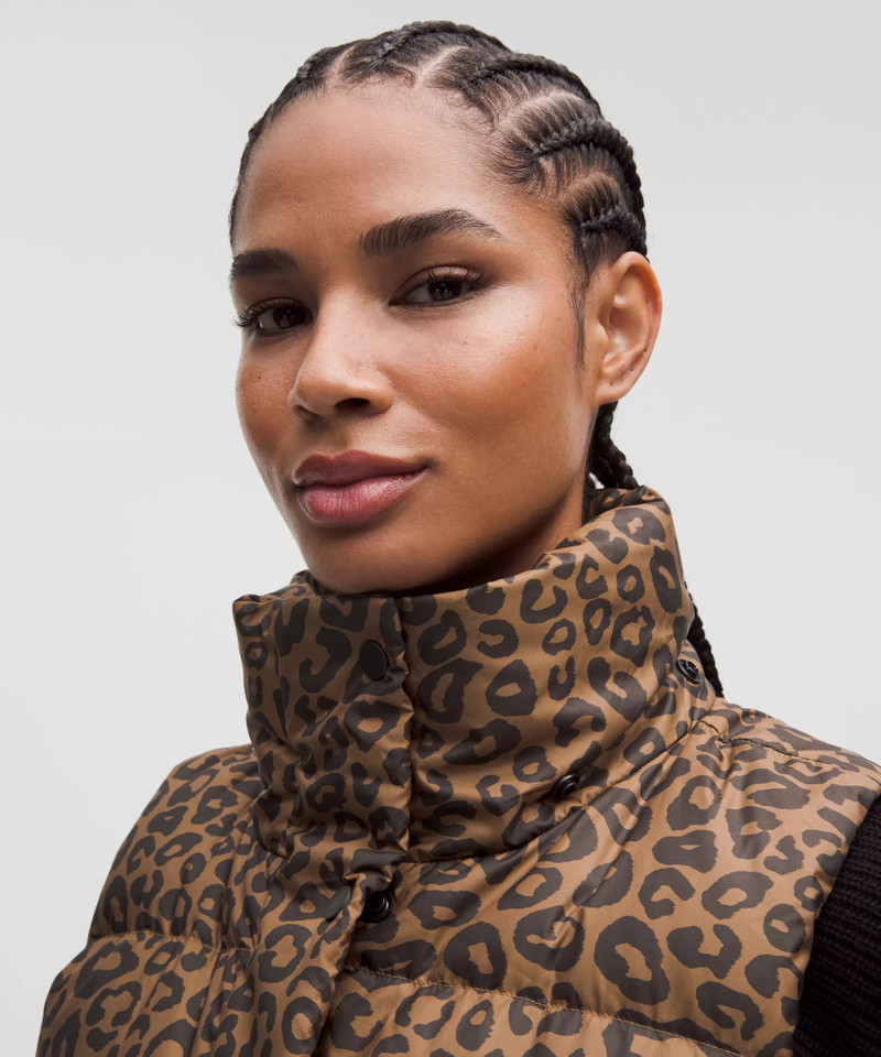 Wunder Puff 600-Down-Fill Cropped Vest *Print 6