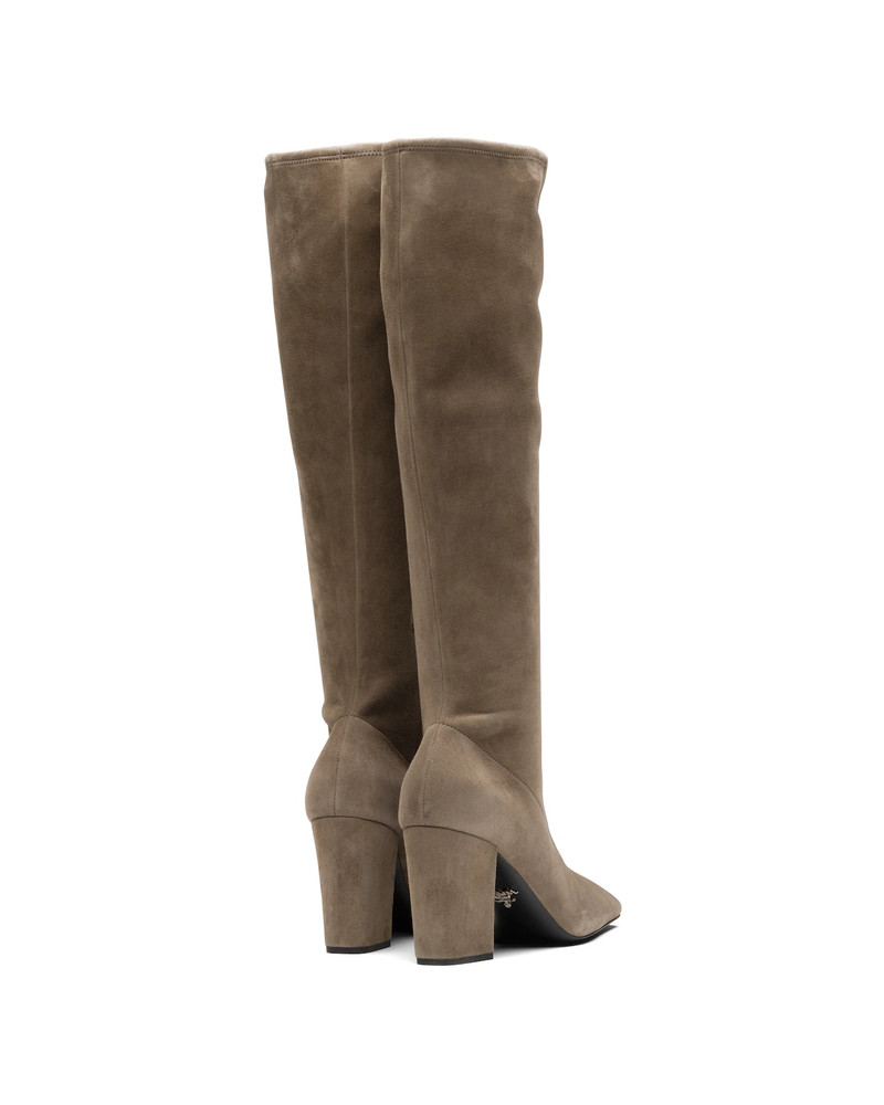Stretch suede boots 3