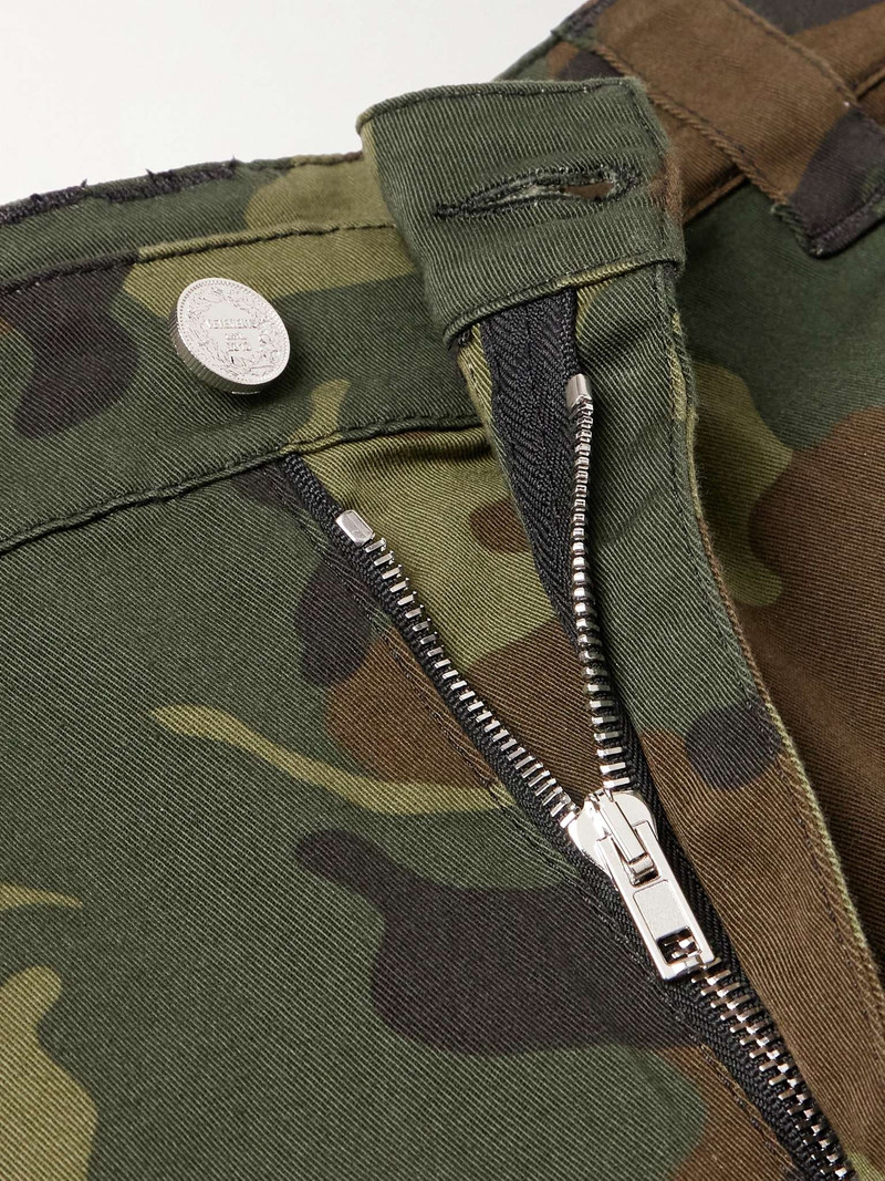 Wide-Leg Convertible Camouflage-Print Cotton-Twill Cargo Trousers 3