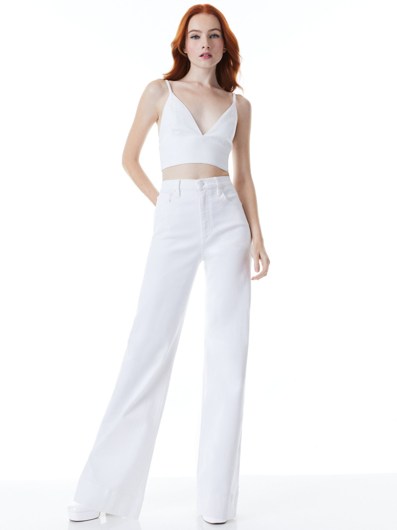 Alice + Olivia SOFIA HIGH RISE BOYFRIEND JEAN outlook