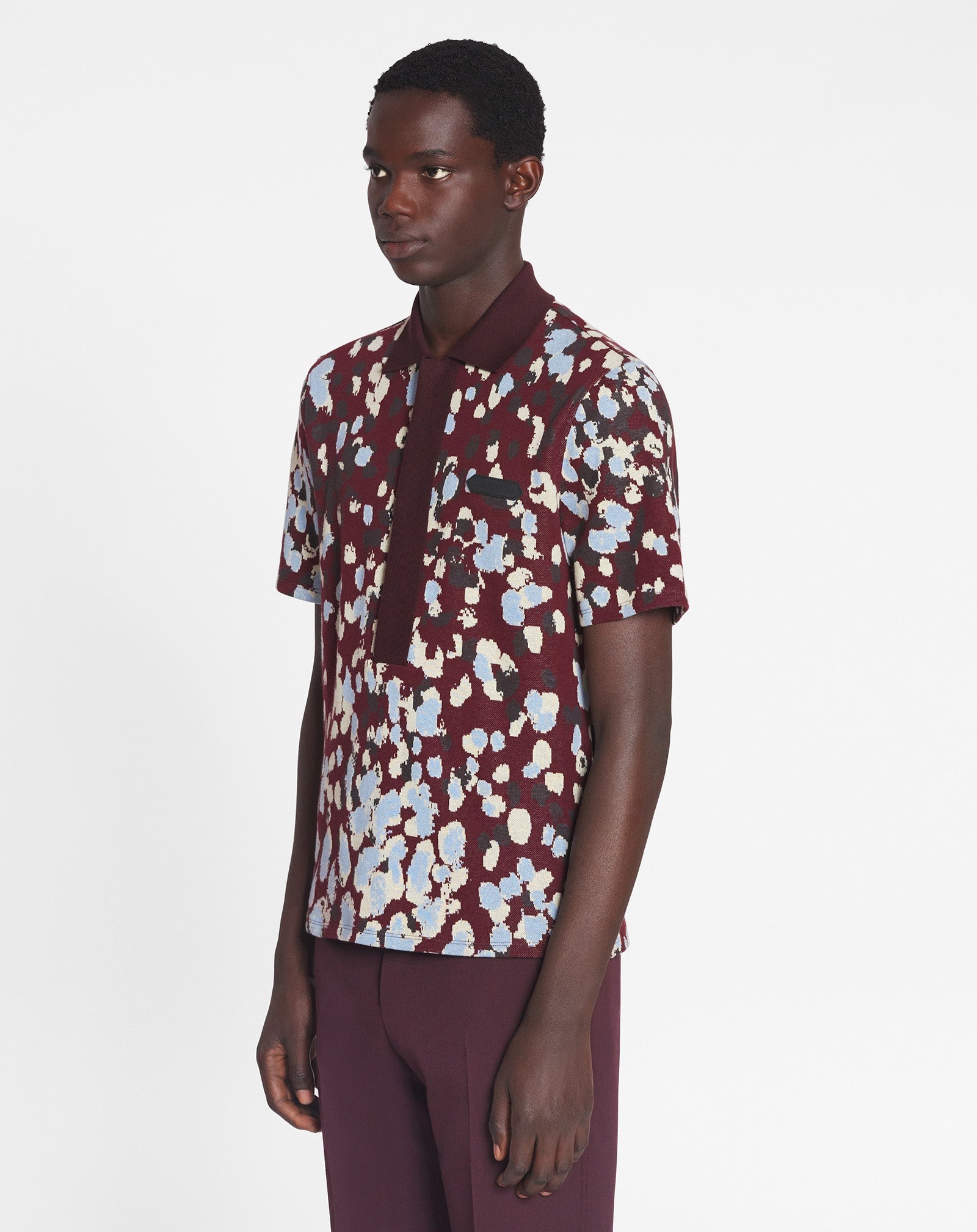 JACQUARD POLO SHIRT - 3