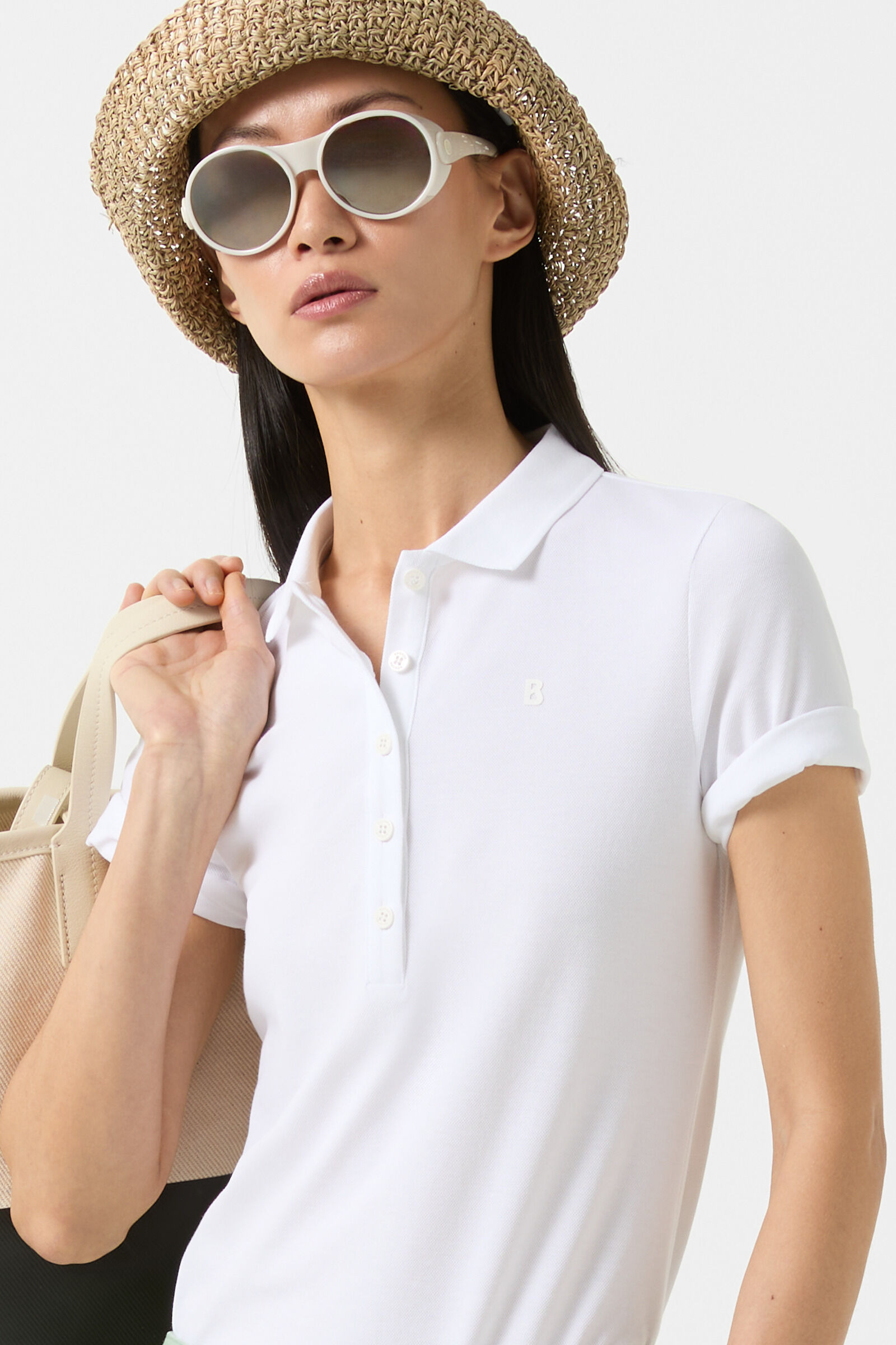 Malika polo shirt in White - 5