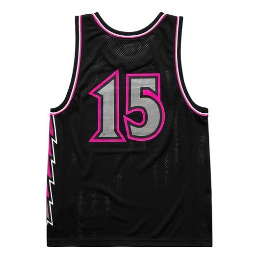 Supreme Bolt Basketball Jersey 'Black Grey Pink' SUP-SS18-428 - 2