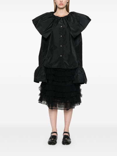 Yohji Yamamoto taffeta blouse outlook