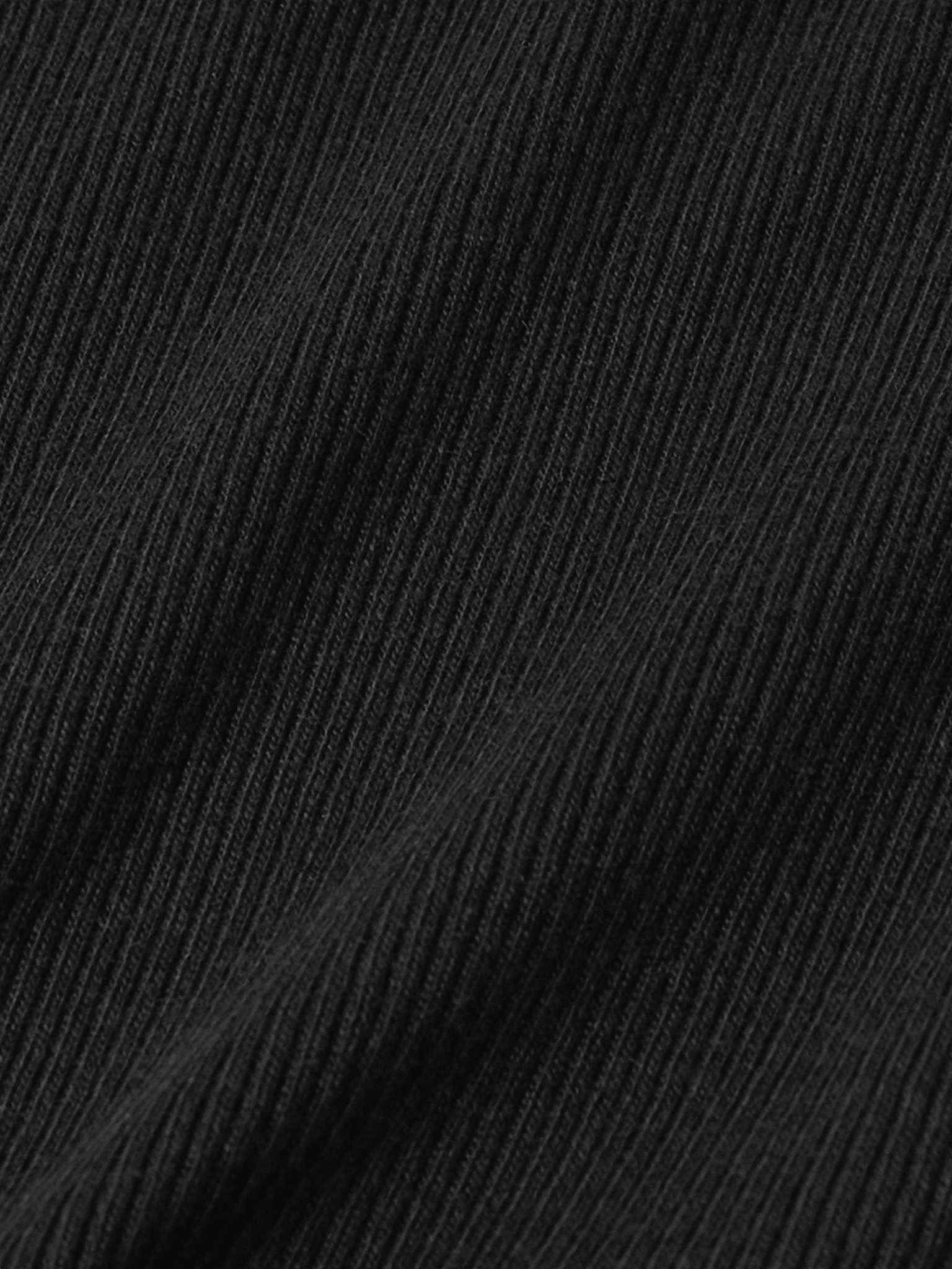 Slim-Fit Ribbed Cotton and Modal-Blend Jersey Henley T-Shirt - 5