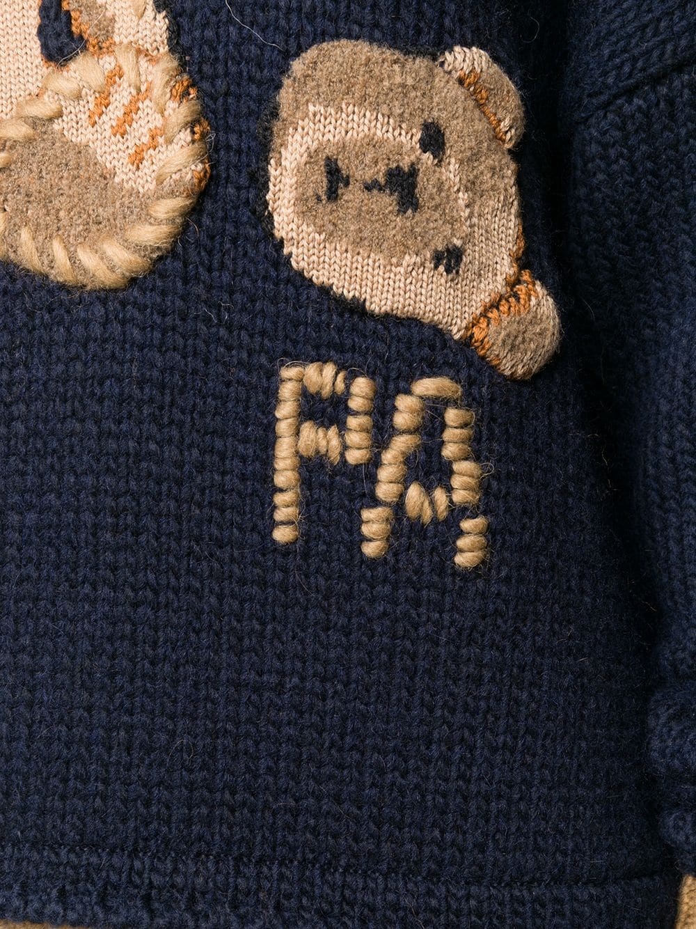 bear fringed jumper - 5