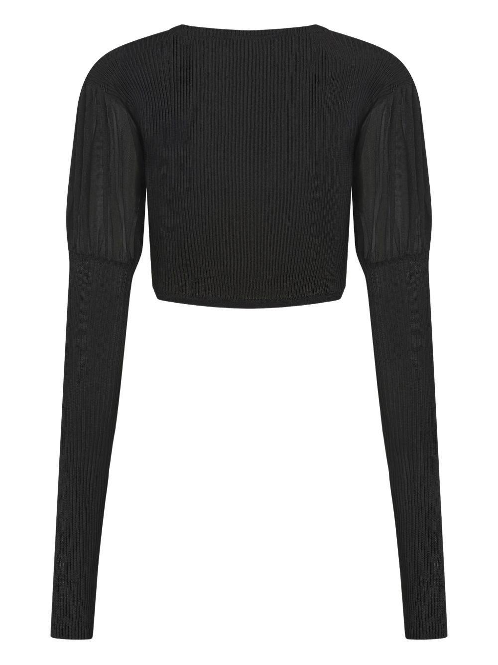 ribbed cardigan - 2